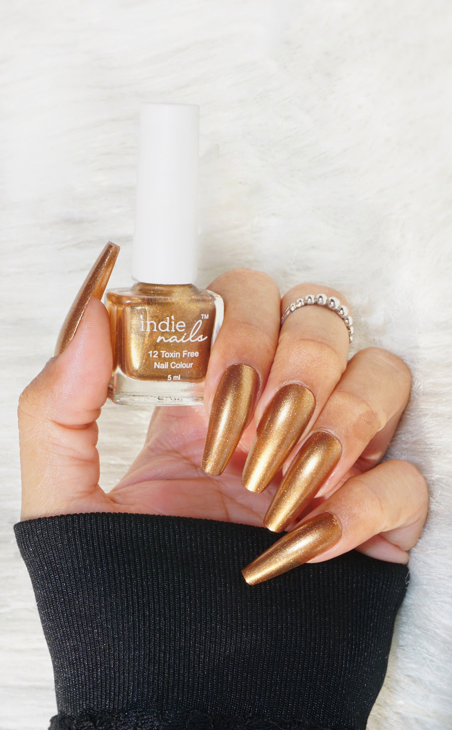 Good As Gold – Long-Lasting Vegan Metallic Nail Polish | Indie Nails