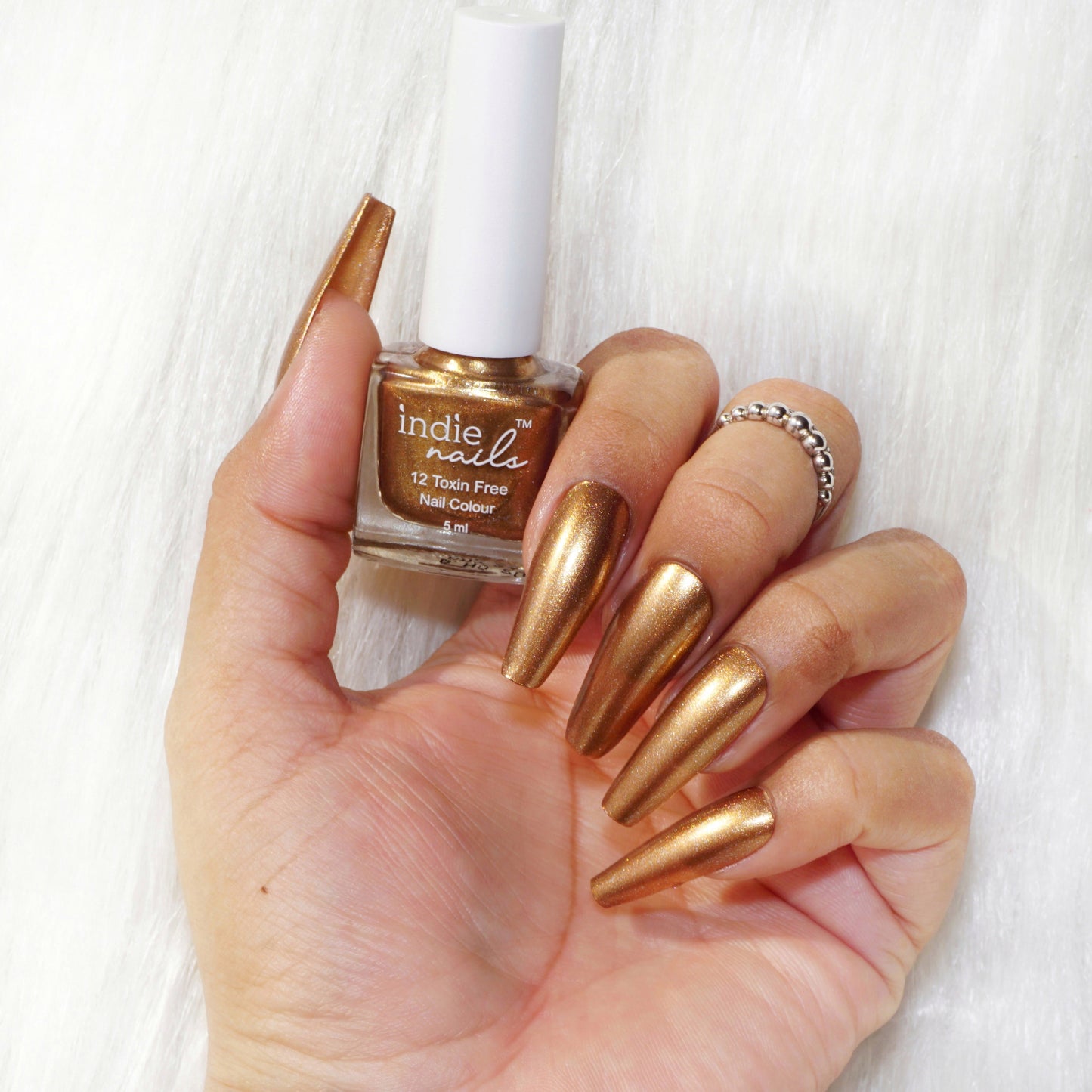 Good As Gold – Long-Lasting Vegan Metallic Nail Polish | Indie Nails