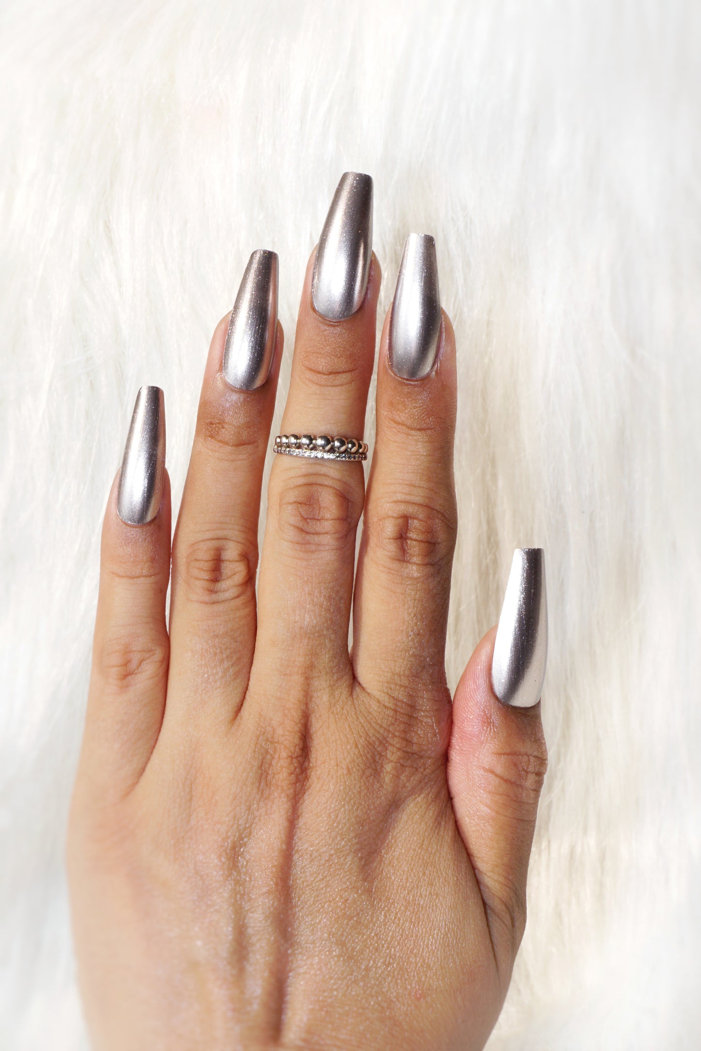 Outer Space Vegan Nail Polish – Sparkling Gun Metal Shade | Indie Nails India