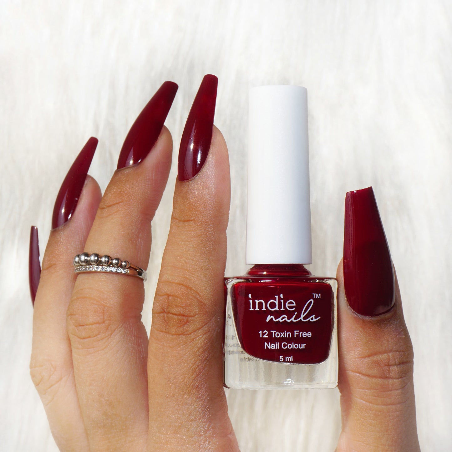 Cherry Red by Indie Nails – Vegan, Quick-Dry, Salon-Quality Finish