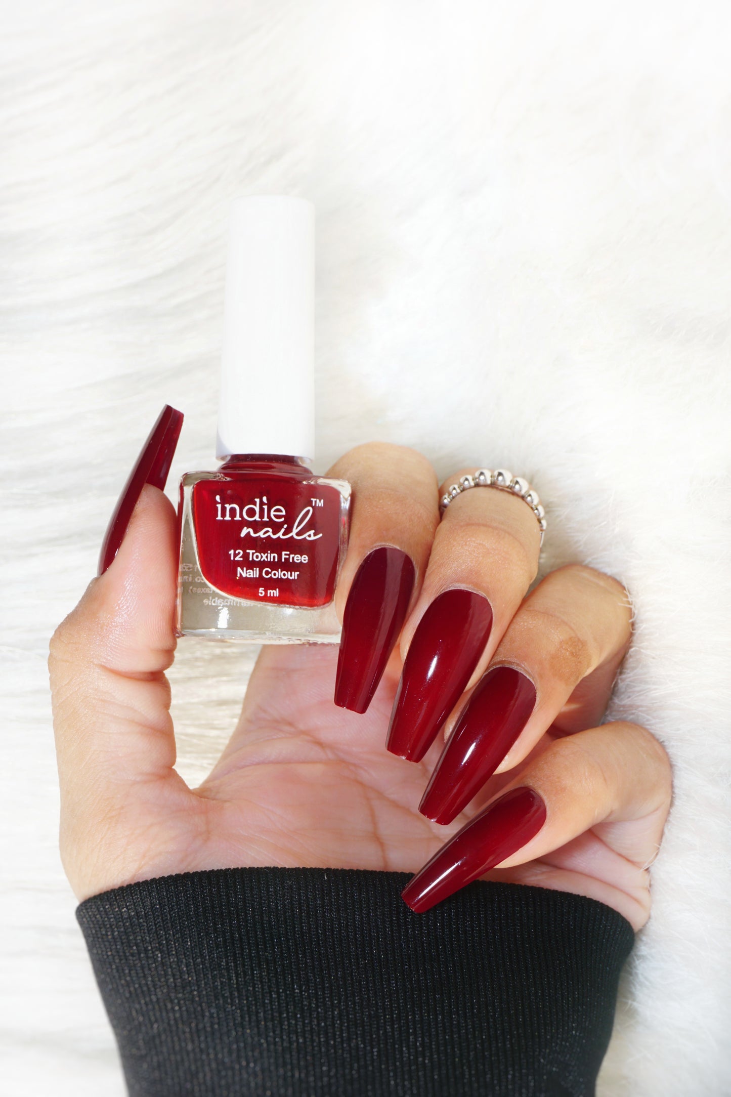 Cherry Red by Indie Nails – Vegan, Quick-Dry, Salon-Quality Finish