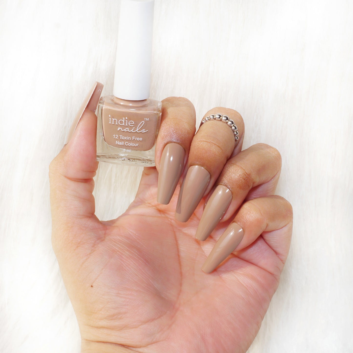 Indie Nails Mocha – Long-Lasting Vegan Nail Polish for Indian Skin Tones