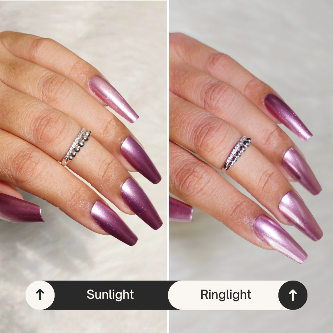 Misty Rose – Everyday Pink Metallic Nail Polish | Long-Lasting & Non-Toxic