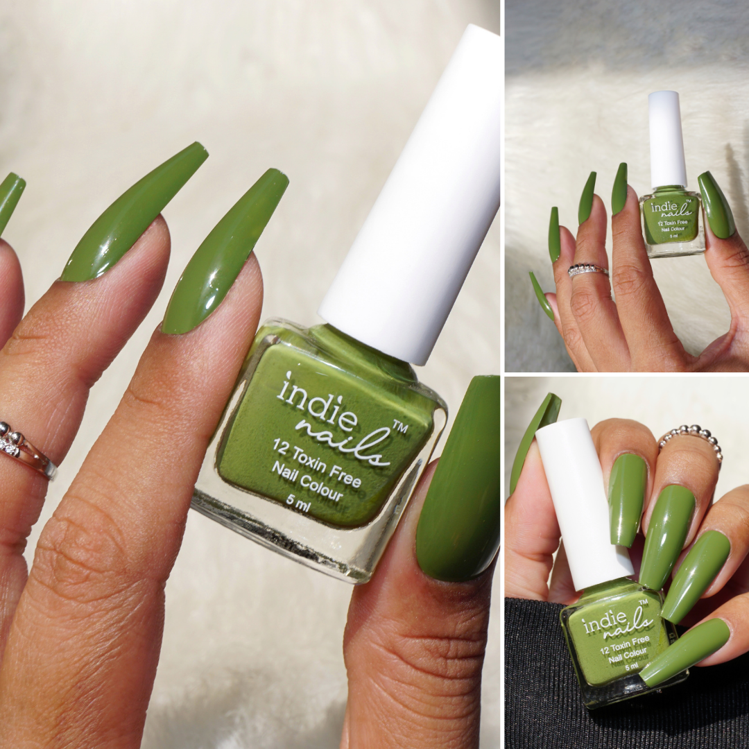 Groovy Olive – Trendy Olive Green Nail Polish | Indie Nails