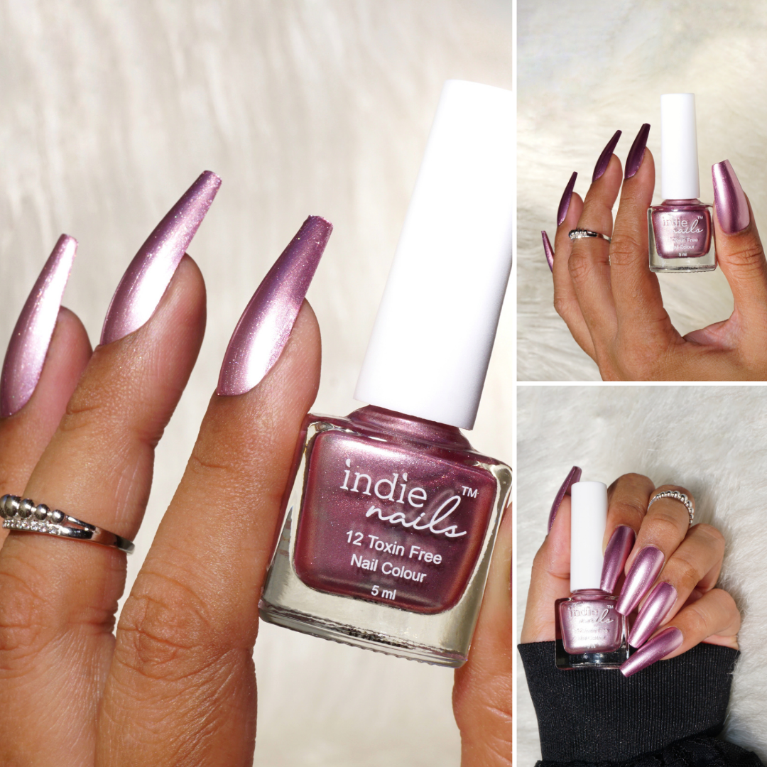 Misty Rose – Everyday Pink Metallic Nail Polish | Long-Lasting & Non-Toxic