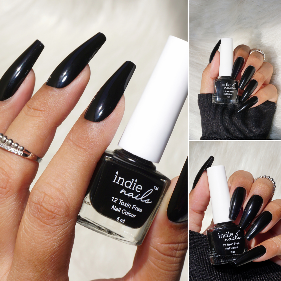 Midnight Affair – Jet Black Nail Polish | Indie Nails