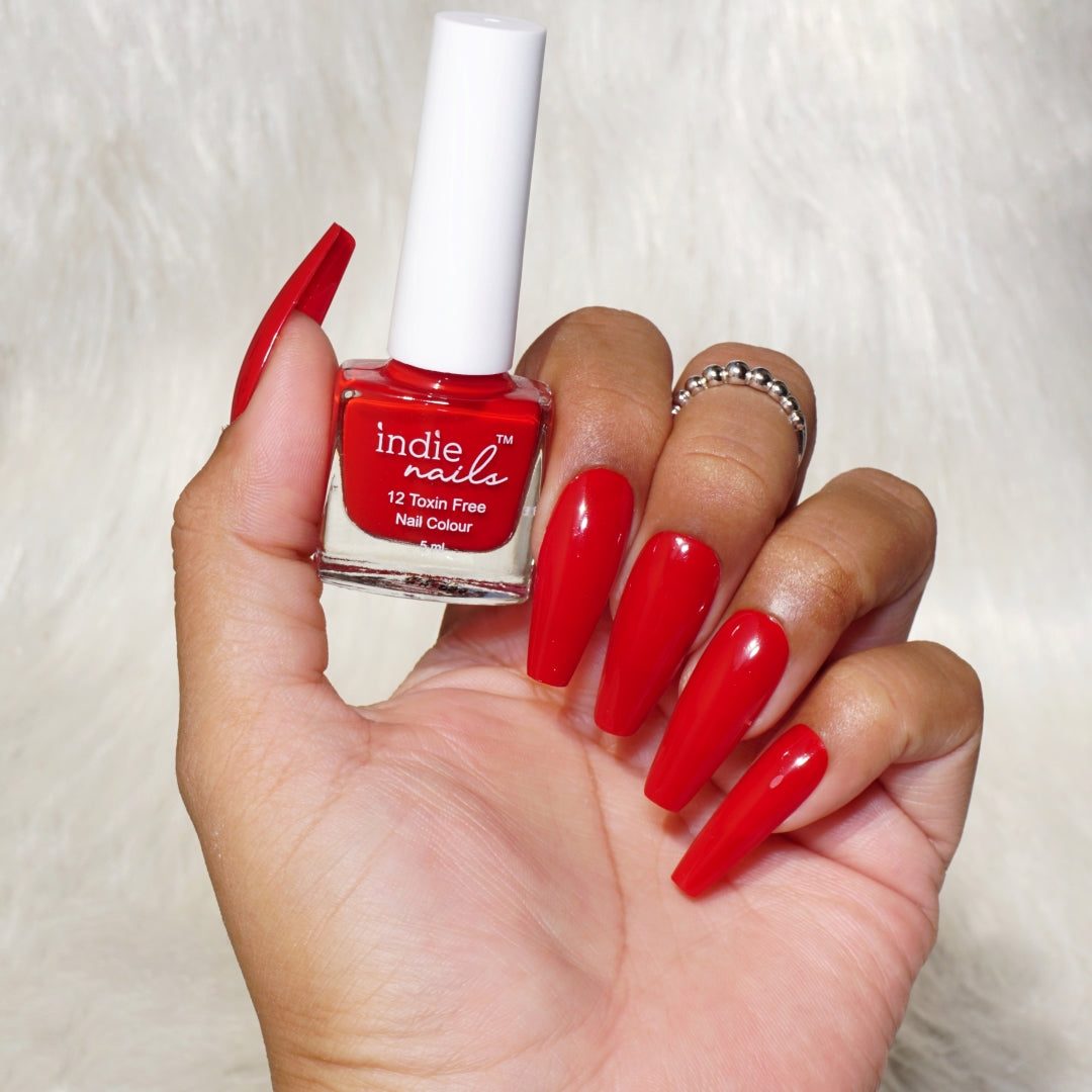 Bloodrush – Intense Blood Red Nail Polish | Indie Nails