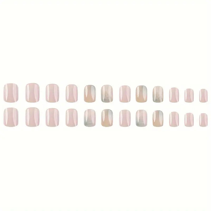 Classic Marble Nail Art Reusable Press On Fake Nails