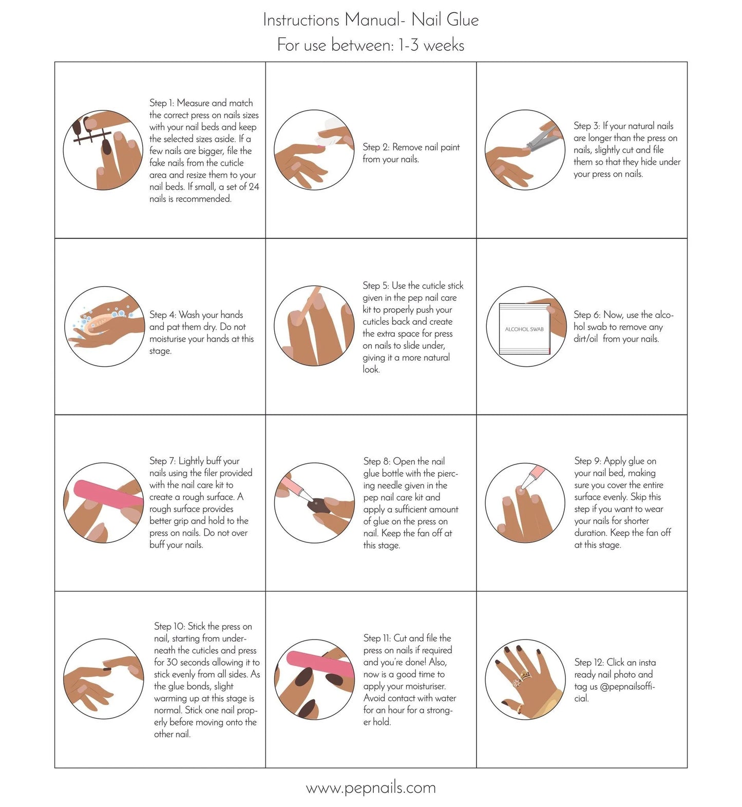 Gossip Whisperer! Professional Press-on Fake Nails