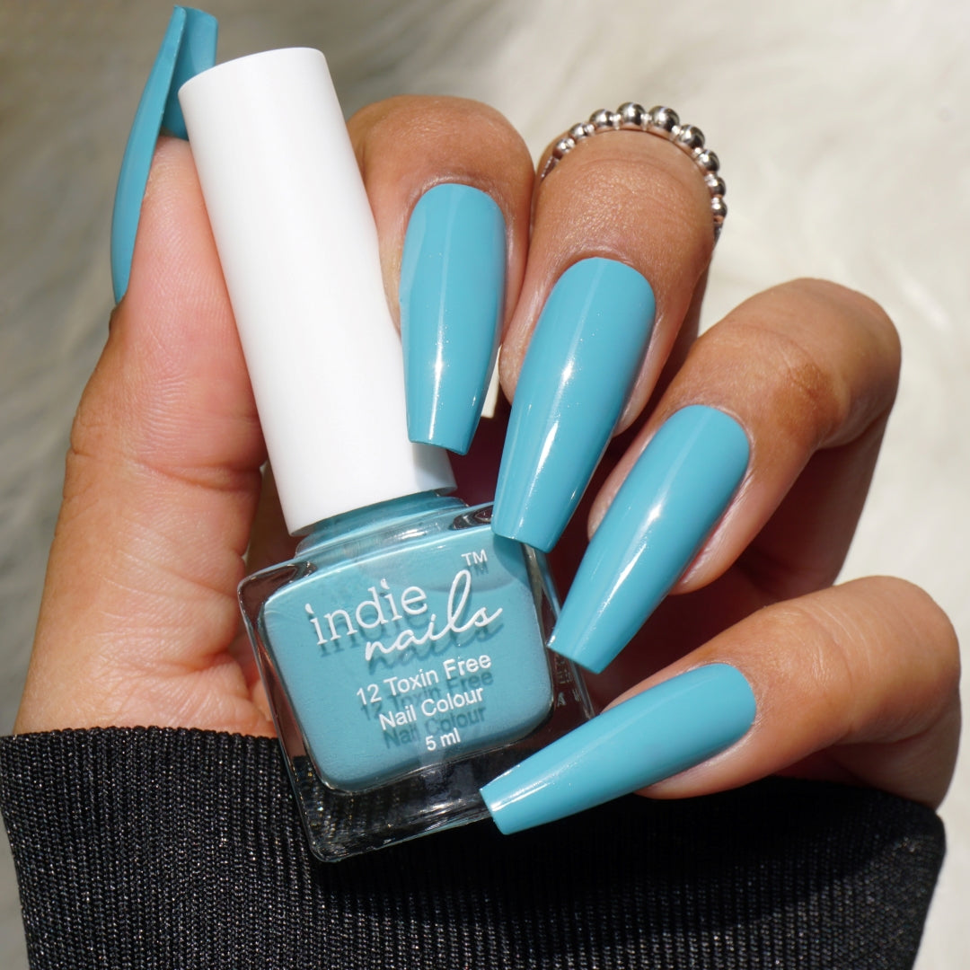 Blissful Blue Nail Polish