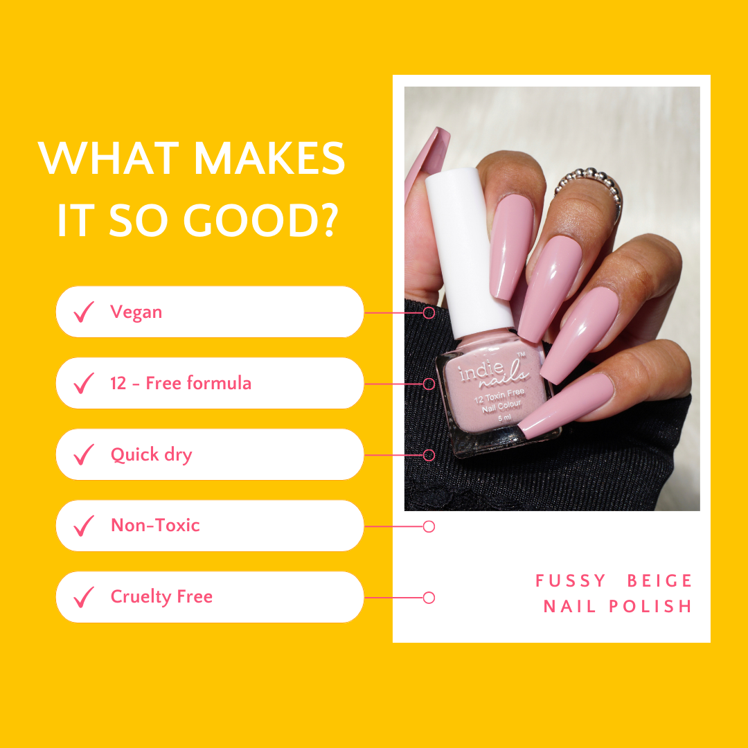 Fussy Beige Nail Polish