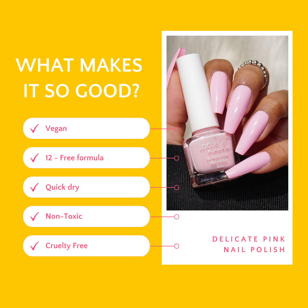 Delicate Pink Nail Polish