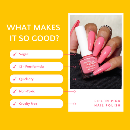 Life in Pink Nail Polish