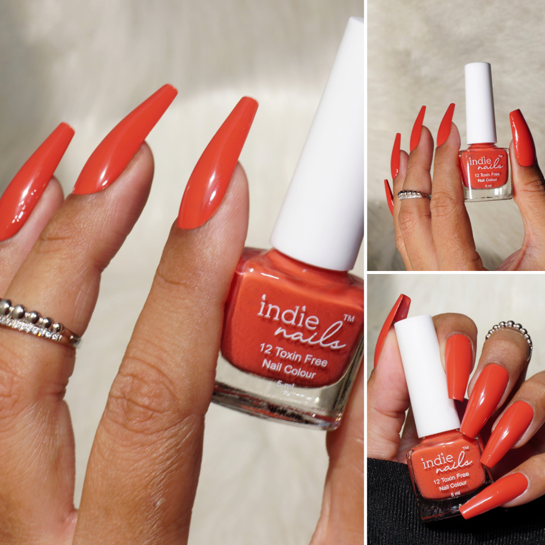 Sunset Orange Nail Polish