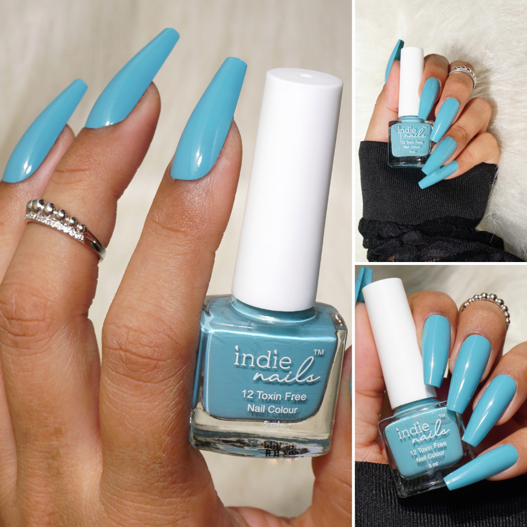 Blissful Blue Nail Polish