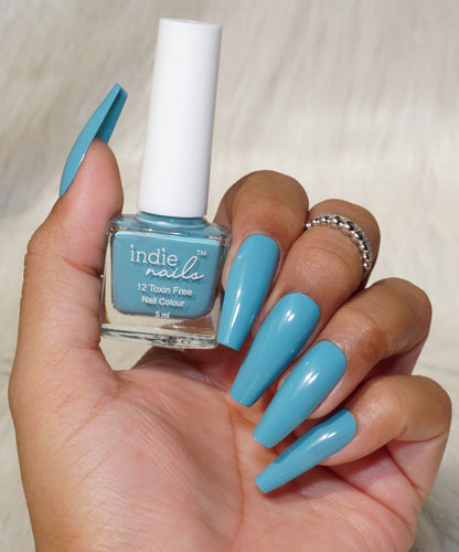 Blissful Blue Nail Polish