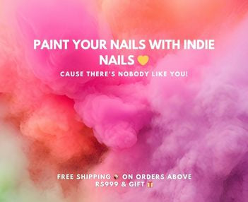 indienails, nailart, nailpaint, nailcombo, gelnails