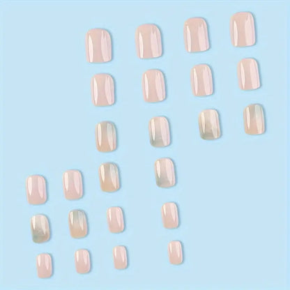 Classic Marble Nail Art Professional Press On Fake Nails (with Korean Glue for upto 21 days lasting)